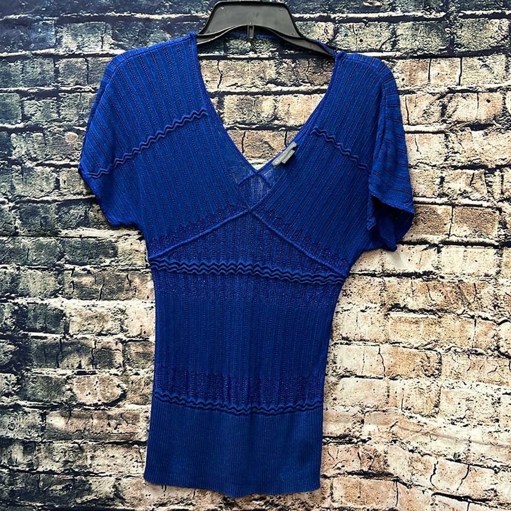 Blue A/X top